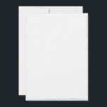 Simple Faux-Deckle Edge Save the Date template<br><div class="desc">Simple deckle edge wedding Save the Date template featuring elegant faux-torn edges for a rustic, handmade appearance, and a simple white woven paper texture - printed on straight-edge card stock. "Edit Design" to personalise with your photos and text using the Zazzle design tool. Also, find the horizontal save the date...</div>