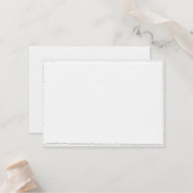 Simple Faux Deckled Edge Template Wedding