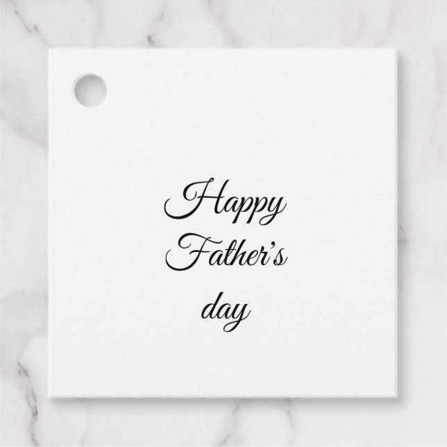 simple Favour father's day gift Tags (Front)