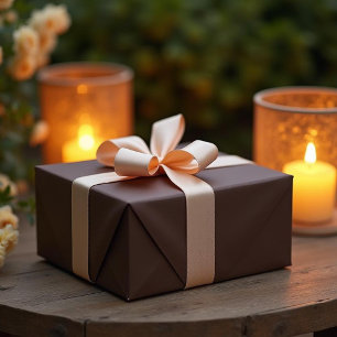 Simple Fawn-Beige D2AFA1 Satin Ribbon