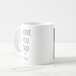 Simple First Father's Day Photo Coffee Mug