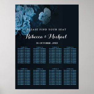 Simple Flora Gold Geometric Frame  Poster