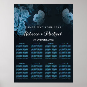 Simple Flora Gold Geometric Frame  Poster
