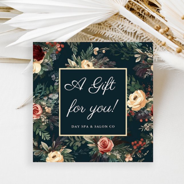 Simple Floral Classic Gift Voucher Certificate (Creator Uploaded)