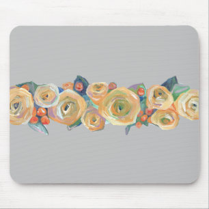 Simple Floral Mouse Mat