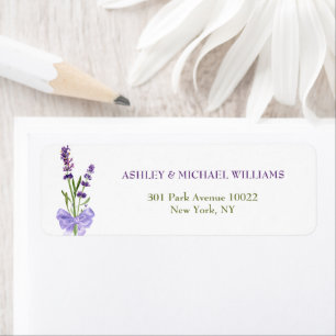 Simple Floral New Fashion Purple Lavender Wedding