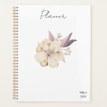 Simple Floral Planner