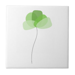 Simple Flower Ceramic Tile