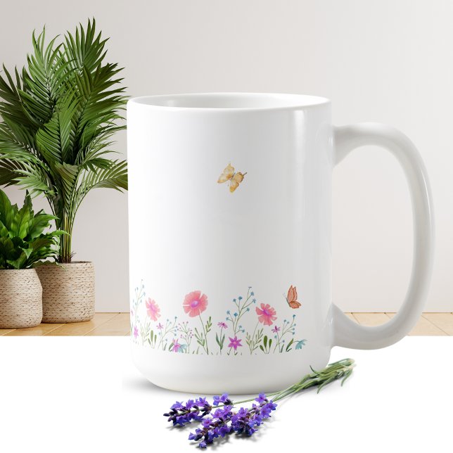 Simple Flower Design Mug (Creator Uploaded)