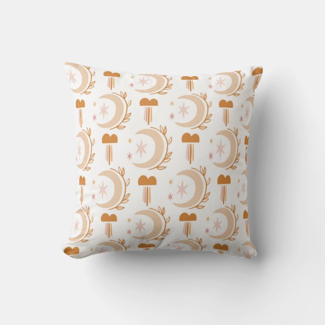 Simple Flower Drawing Cushion (Front)