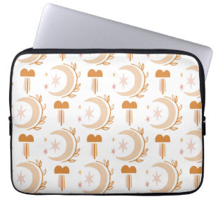 Simple Flower Drawing Laptop Sleeve