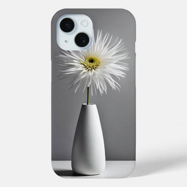 Simple Flower In Vase Case-Mate iPhone Case (Back)