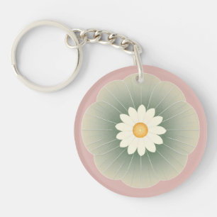 Simple Flower Key Ring