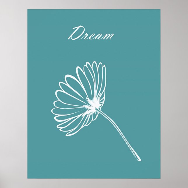 Simple Flower Poster (Front)