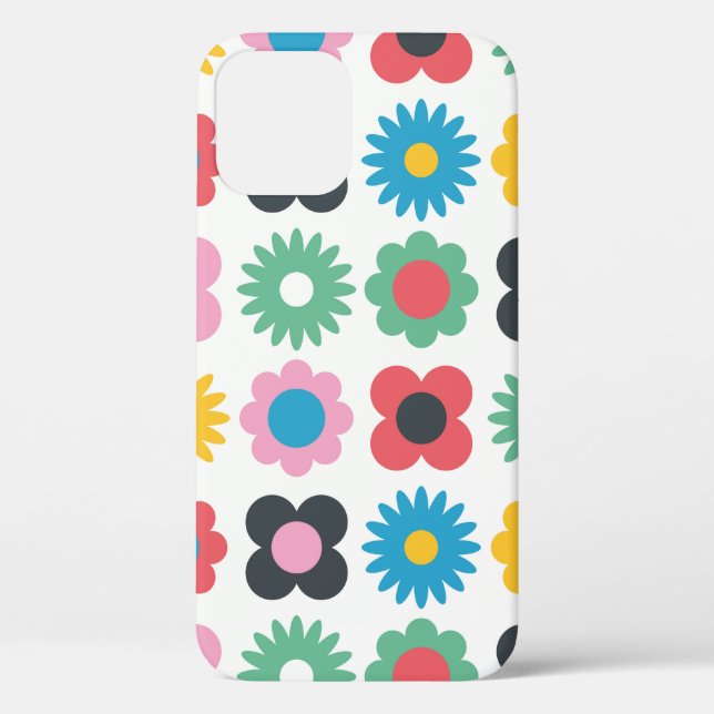 Simple flower seamless pattern design. Scandinavia Case-Mate iPhone Case (Back)