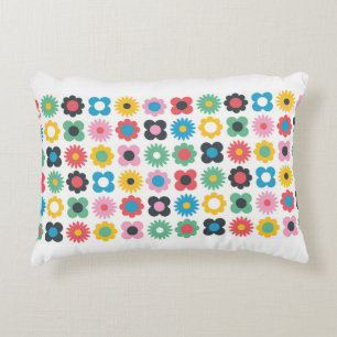 Simple flower seamless pattern design. Scandinavia Decorative Cushion