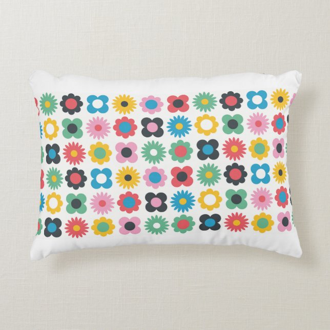 Simple flower seamless pattern design. Scandinavia Decorative Cushion (Front)