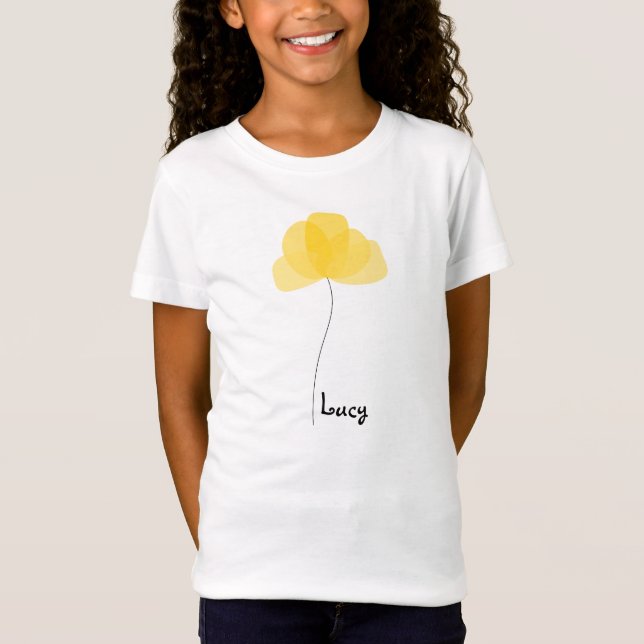 Simple flower T-Shirt (Front)