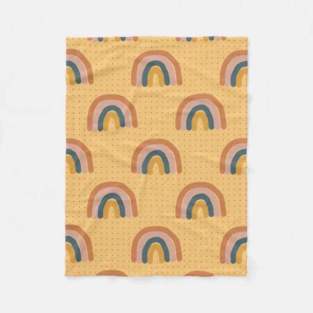 Simple Flower Tattoos Fleece Blanket (Front)