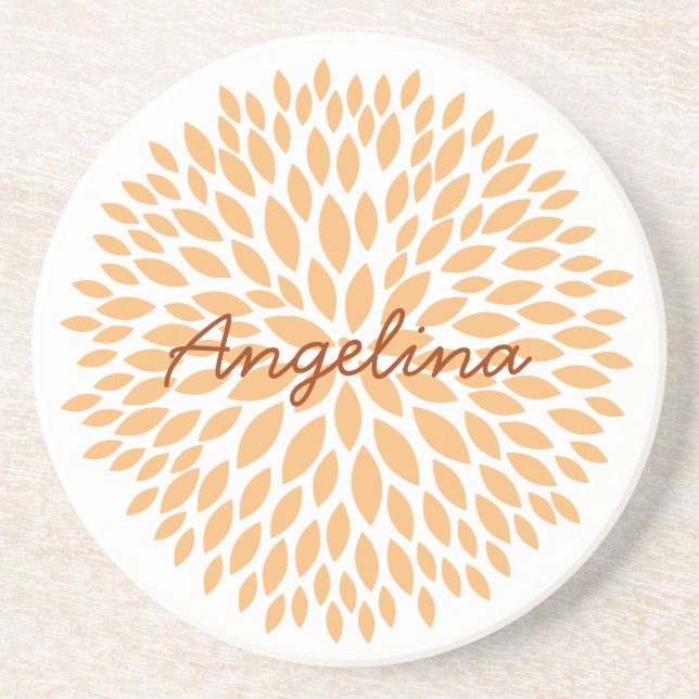 Simple Flowers Coaster (Front)