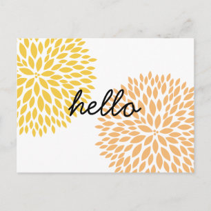 Simple Flowers Postcard