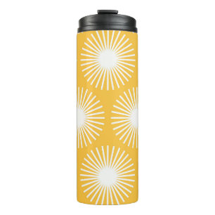 Simple flowers: Scandinavian seamless design. Thermal Tumbler