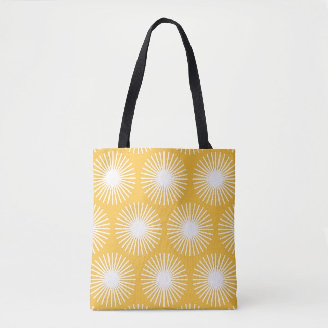 Simple flowers: Scandinavian seamless design. Tote Bag (Front)