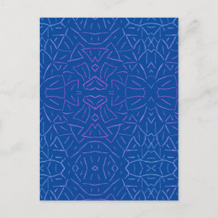 Simple Flutter Blue      Postcard