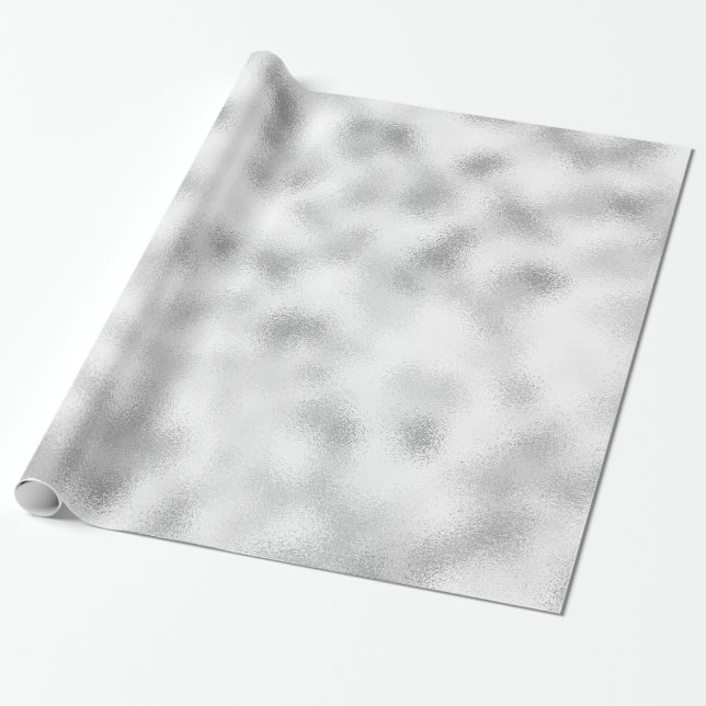 Simple Foggy Glass Texture Wrapping Paper (Unrolled)
