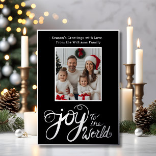 Simple Foil Christmas Card Template Photos Modern 