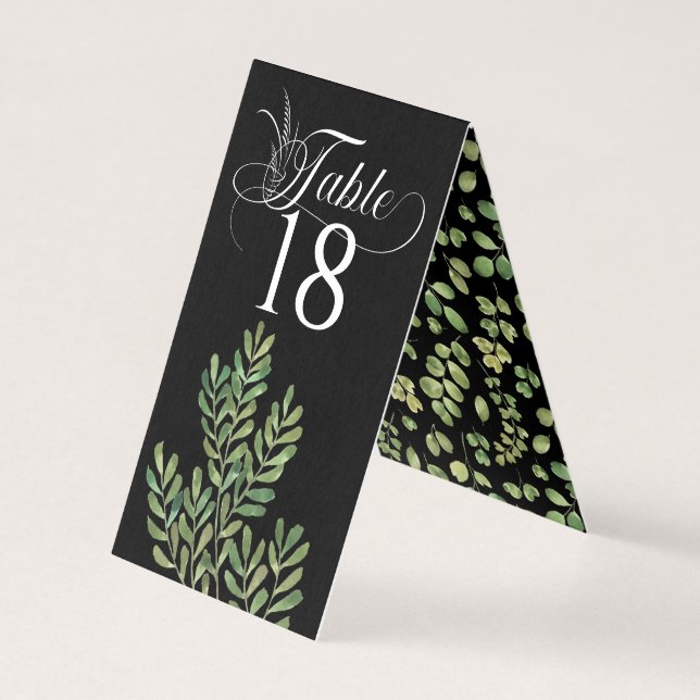 Simple Foliage Wedding Reception (Back)