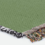 Simple Forest Green Authority® Cotton Throw Blanket<br><div class="desc">We Choose The Best Products To The Best Customers ..</div>