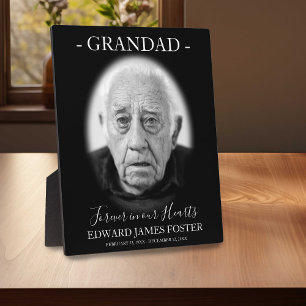 Simple Forever in our Hearts Memorial Relative Plaque