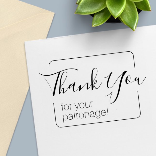 Simple Frame Thank You Self-inking Stamp (Creator Uploaded)