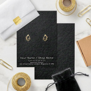 Simple fun earring display card