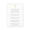Simple Funeral Memorial Photo Prayer Cards