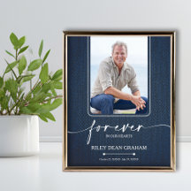 Simple Funeral Photo Sympathy Memorial