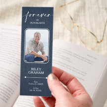 Simple Funeral Photo Sympathy Memorial Prayer Card
