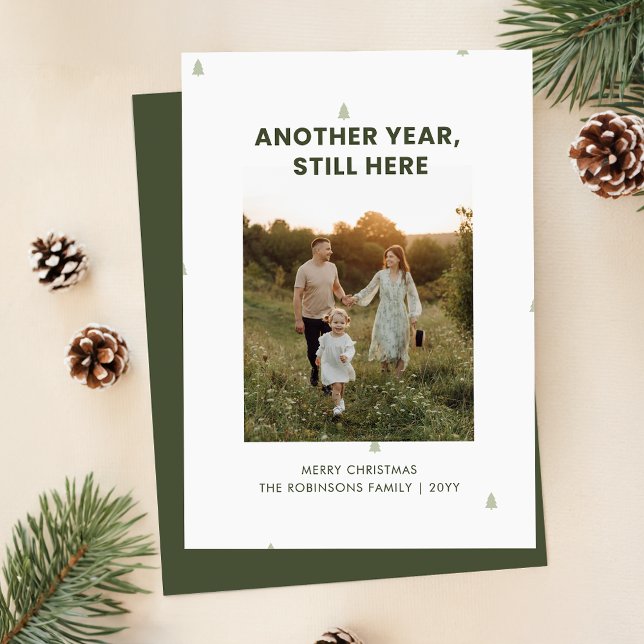 Simple Funny Family Humourous Christmas Photo Holiday Card (Creator Uploaded)