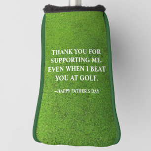 Simple Funny Father's Day Putter Golf Head Cover