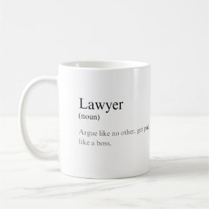 Simple Funny Lawyer Definition Joke Coffee  Coffee Mug