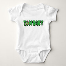 Simple Funny Punny Cute ‘ZomBaby’ Zombie 