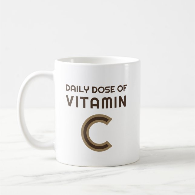 Simple funny quote pun coffee inspired  mug (Left)