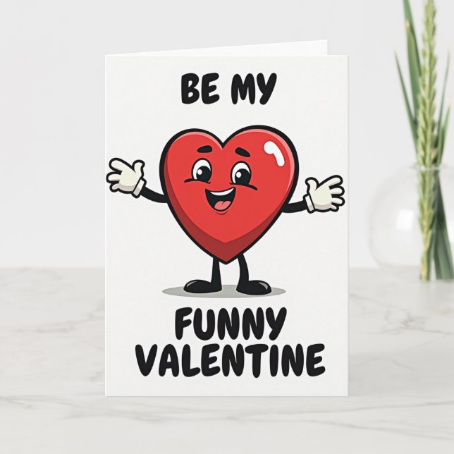 Simple Funny Valentine Card (Front)