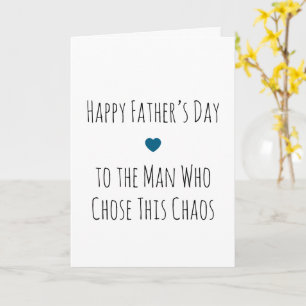 Simple Funny Witty Fathers Day Bonus Dad Greeting Card