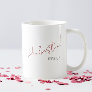 Simple Galentine's Day Minimalist Chic Script Coffee Mug