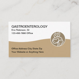 Simple Gastroenterologist Medical Business Cards