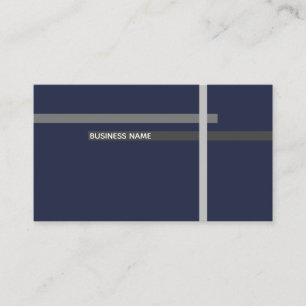 simple geometric business card