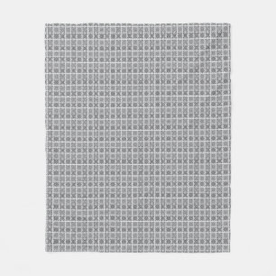 Simple geometric rustic pattern design fleece blanket