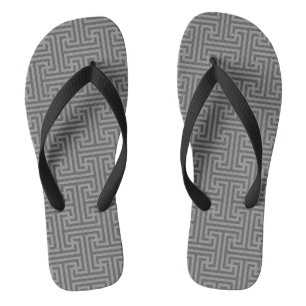 Simple geometric shapes flip flops